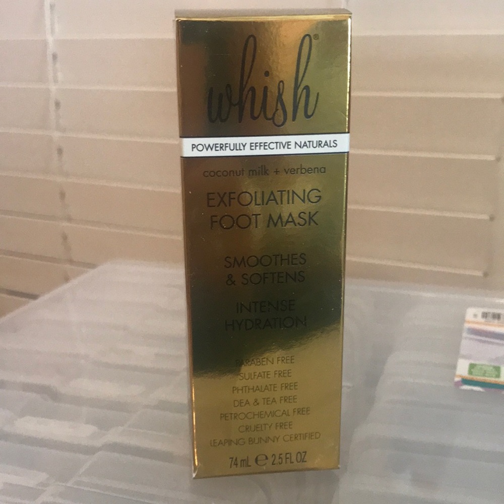 Whish exfoliating foot mask
